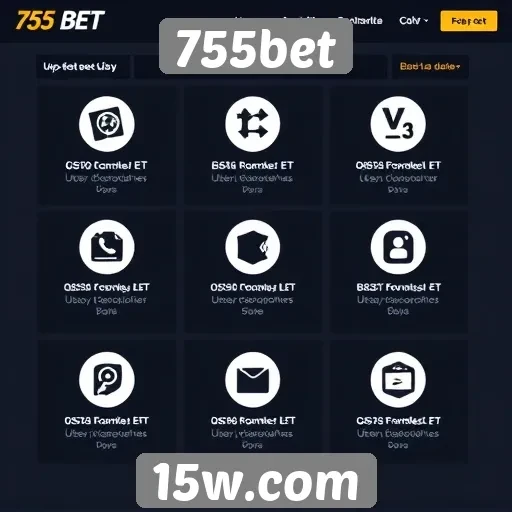 Análise das funcionalidades do site 755bet